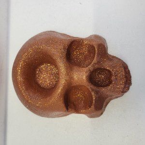 Orange plum skull